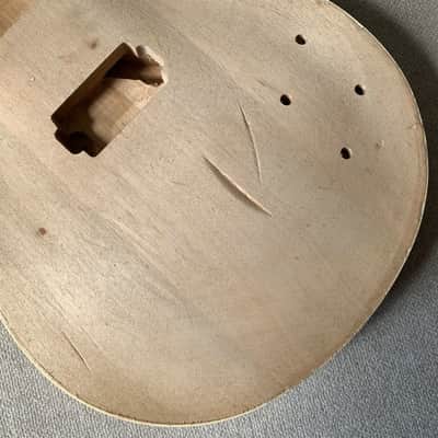 Single Cutaway Guitar DIY Project Unfinished Body image 4