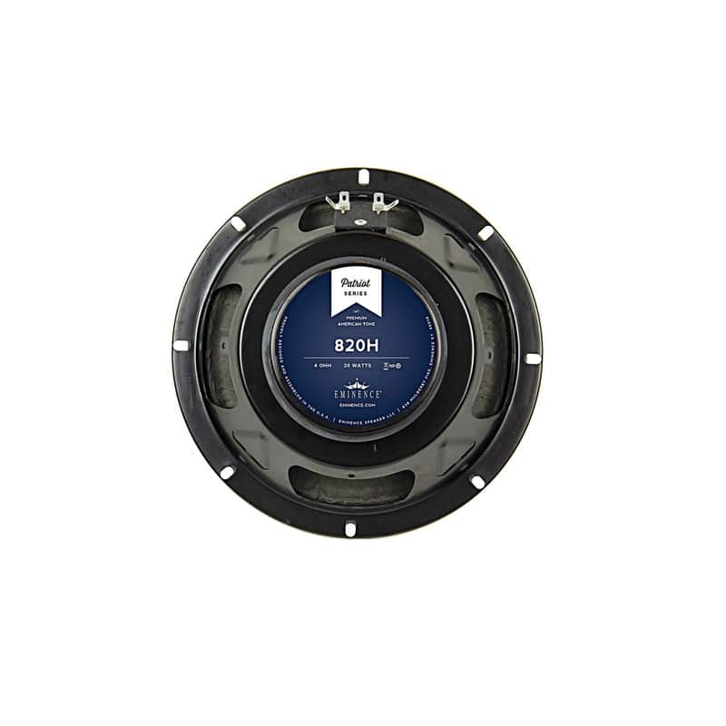 Eminence 820H スピーカー 4Ω 8インチ 20W 未使用。 Eminence Patriot 820H 8