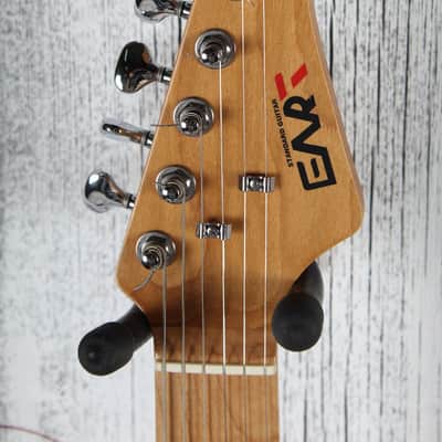 Eart Guitars TL-380 Electric Guitar Roasted Maple Neck Gloss Metal Blue Finish image 10