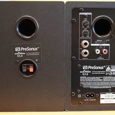 PreSonus Eris E3.5 2-Way 3.5" Active Studio Monitor (Pair) 2017 - Present - Black image 2