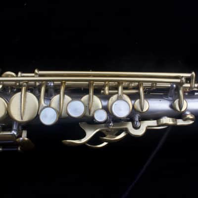 Martin Handcraft Phase III Soprano Sax - 1928 - Silver plated body, gold washed bell, gold plated keywork image 14