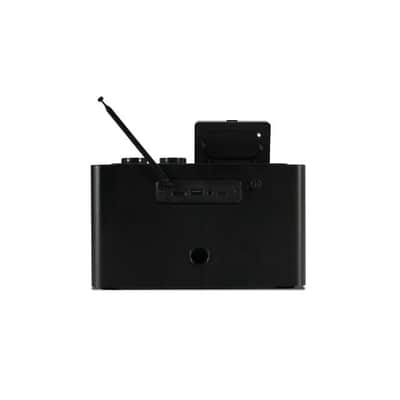 Fuse Zide Vintage Retro LCD Alarm Clock Radio Bluetooth Speaker - Black image 5