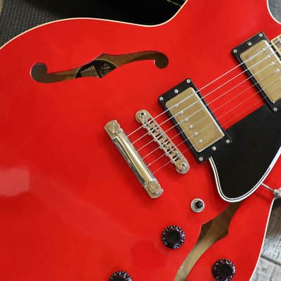 Minty! 2019 Heritage H-535 Semi-Hollow Electric Guitar Figured Cherry + OHSC image 5