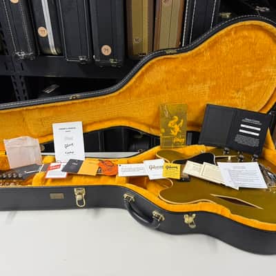 Gibson Custom Shop ’64 Trini Lopez 2022 Made to Measure All Gold w/ Factory Bigsby (381) image 6