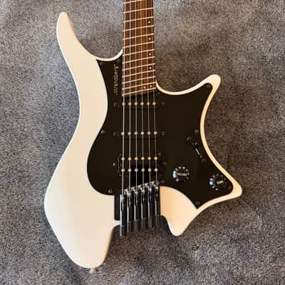 strandberg Boden Classic 6 Multiscale Fanned Fret Electric Guitar White 2017 HSS .strandberg* image 2