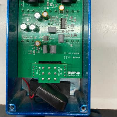Wampler Ego Compressor V1 (Large Logo) 2010s - Blue image 8
