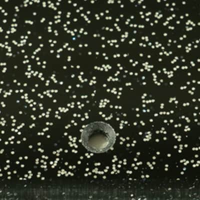 Custom Pickguard For 1986 - 1988 Made in Japan Squier by Fender Bullet S-3T - Black Sparkle Acrylic .112" image 2