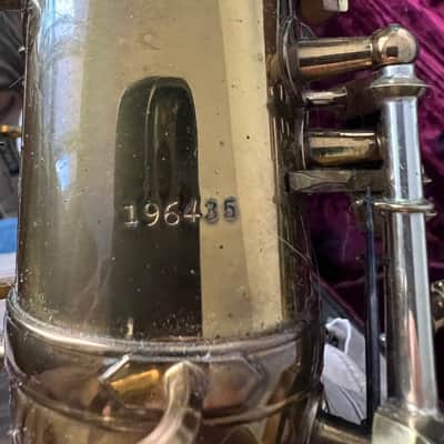 King Zephyr Alto Saxophone 1936-37 - Gold image 7