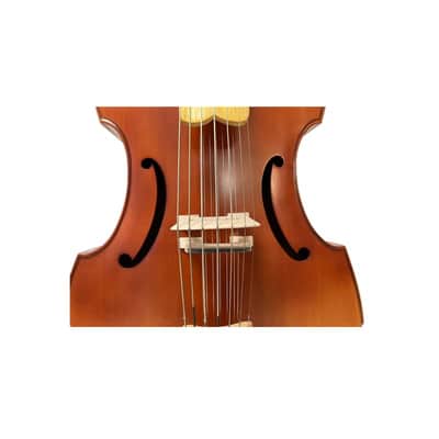 Rare hand made solid wood 7×7 )14 strings concert 4/4 cello (viola da gamba 30") image 3