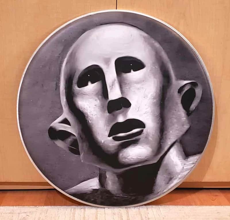 Queen, Roger Taylor, News of the World, 22" Frank the Robot Bass Drumhead image 1