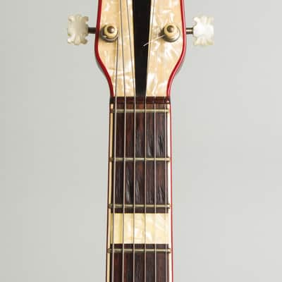 Framus Grand Star Black Rose Model 5/125 Arch Top Hollow Body Electric Guitar (1962), original black hard shell case. image 5