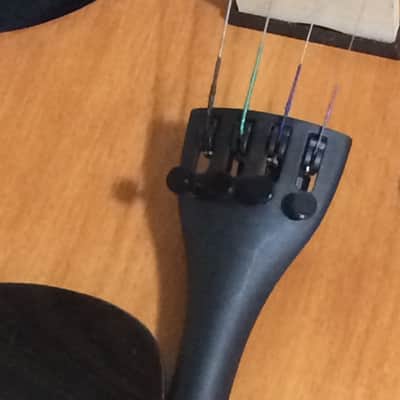4/4 Violin + leigh + handmade+fretted+electric / semi acoustic. image 4