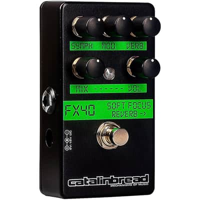 Catalinbread Soft Focus Shoegaze Plate Reverb Effects Pedal Black image 4