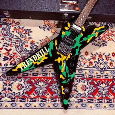 2003 Washburn Dimebag Darrel Signature Trendkill 333 - Limited Edition Autographed By Dimebag w/ OHSC And Warranty Papers image 3