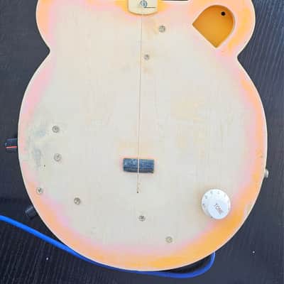 Motorized 1-string guitar - unique stringed drone instrument image 1