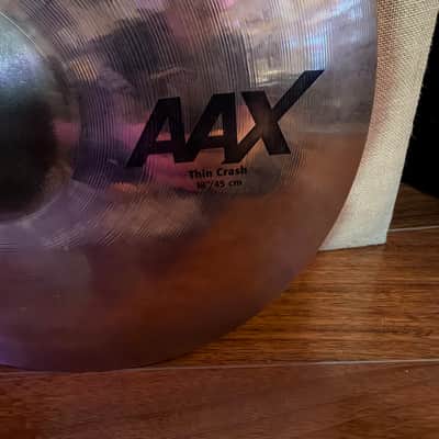 Sabian 18" AAX Thin Crash Cymbal Brilliant image 2