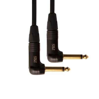 PRS Signature 1/4" TS Right Angle / Right Angle Patch Cable - 6"