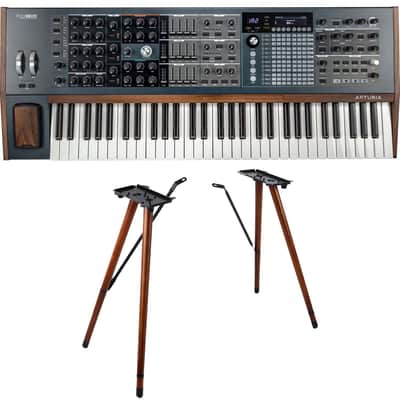 Arturia PolyBrute 6-Voice Analog Synthesizer, Arturia Wooden Legs Bundle