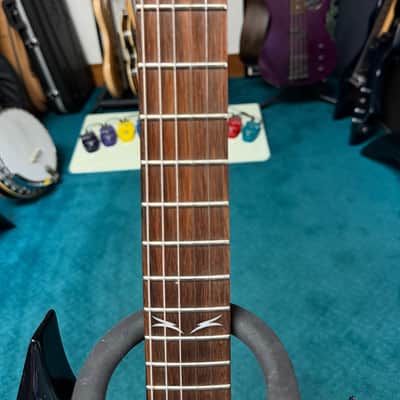 B.C. Rich Kerry King Wartribe 2 Warlock KKW2TO Onyx with Tribal Fire Graphic image 3