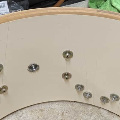 TAMA Superstar Snare 14"x8" 1980s - white image 21