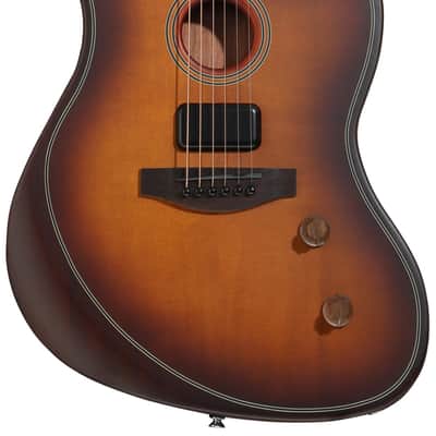 Fender Acoustasonic Standard Jazzmaster Acoustic-electric Guitar - Honey Burst image 1