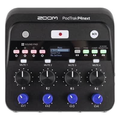 Zoom PodTrak P4next Podcast Recorder image 1