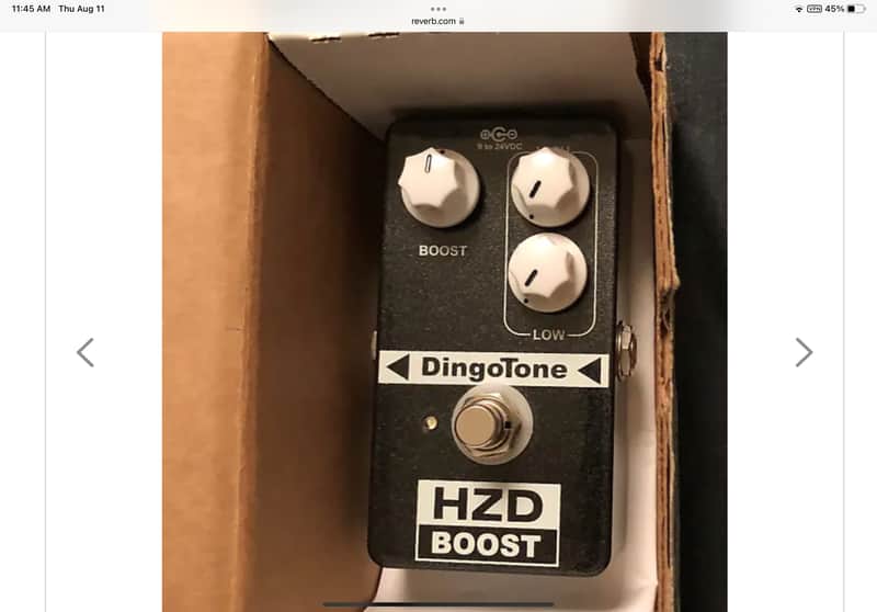 Dingotone  HZD clean boost / Boss FA-1 style circuit image 1