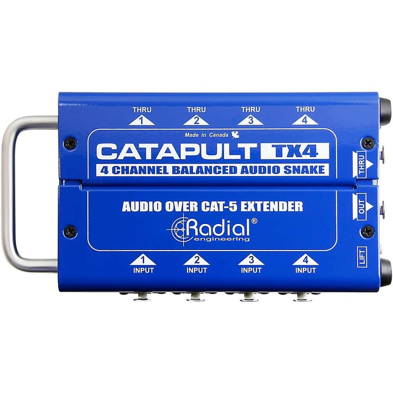 Radial Engineering Catapult 4-channel Cat 5 Audio Snake (TX4 Transmitter Module) Regular image 1