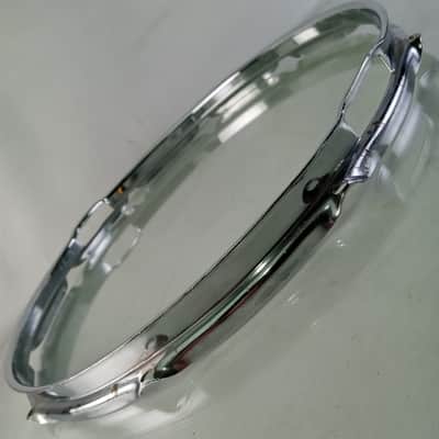 Ludwig 14"Resonant COB Super-Sensitive Rim/Hoop Triple-Flange Snare Drum BRASS image 3