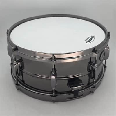 Used Tama Metalworks Steel Snare Drum 14 x 6.5 w/Black Nickel Hardware - Good image 4
