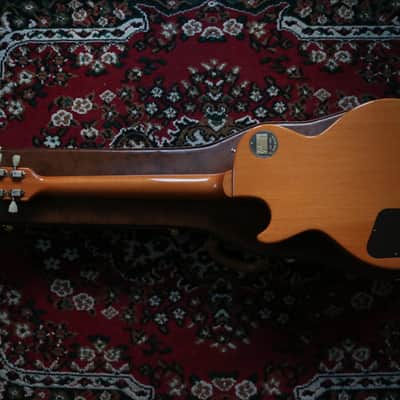 Gibson 1957 Les Paul Standard Natural Back VOS Electric Guitar  2019 Antique Metallic Teal image 7