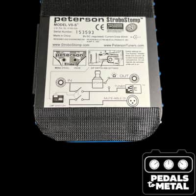 Peterson VS-S StroboStomp Pedal Tuner 2000s - Blue - X21283 image 5