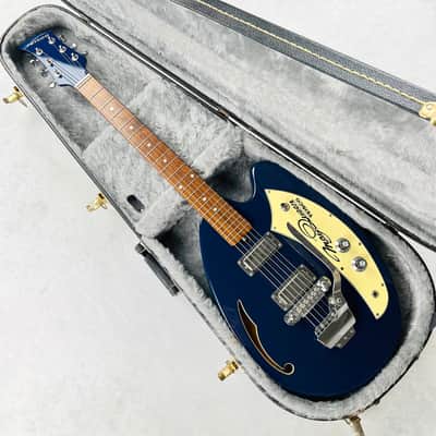 Teisco MQ-56 May Queen Reissue 1999 - Navy Blue image 18