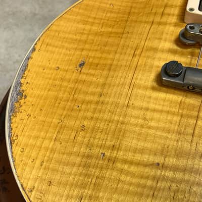 2026 Gibson 1959 Les Paul Standard Chambered Antique Natural Heavy Aged Murphy Lab image 8