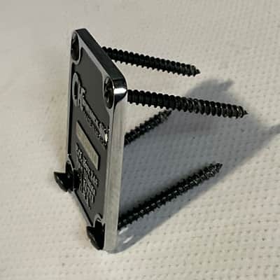 2019 Era Mexico Charvel San Dimas Pro Mod Style 1 Guitar Black/Chrome Neckplate image 4