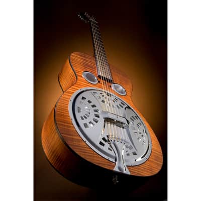 Dobro Hound Dog Deluxe Round Neck Vintage Brown Epiphone image 3