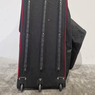 Humlin Wheel-On Drum Percussion Case - Black/red – Drum Case - Good image 6
