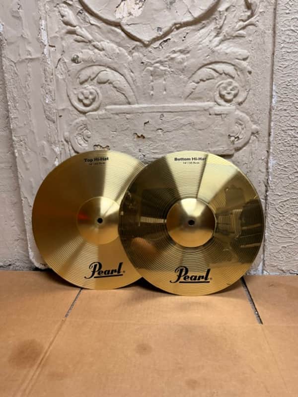 Pearl 14" Hi-Hat Pair Top and Bottom Hi-Hat 14"/35.5cm image 1