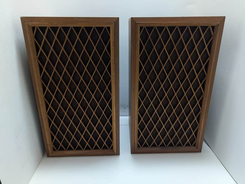 Allied Nova 7 Floor Speakers Vintage HiFi Stereo Tower Home Audio Pair image 1