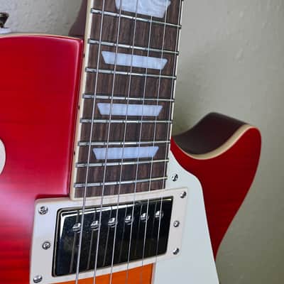Epiphone '59 Les Paul Standard Outfit 2020 - 2025 - Aged Dark Cherry Sunburst image 7