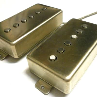 Humbucker Size Hybrid Pickups SET RAW COVER Strat Tone Alnico 5 ROD Magnet Stratocaster Fender PAF Q image 3