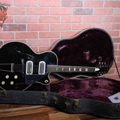 Silvertone Espanada H64 Black 1957 w/OHSC image 2