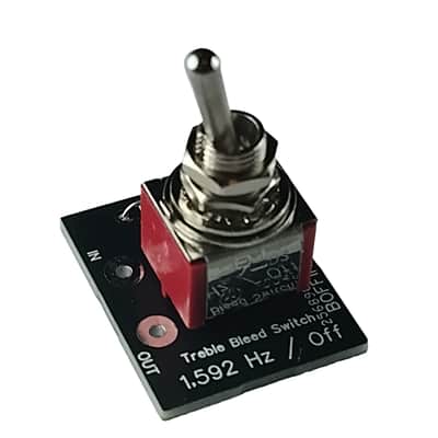 Boffin FX Guitar Treble Bleed Switch 1,592 Hz On/Off - High Output - Black image 6