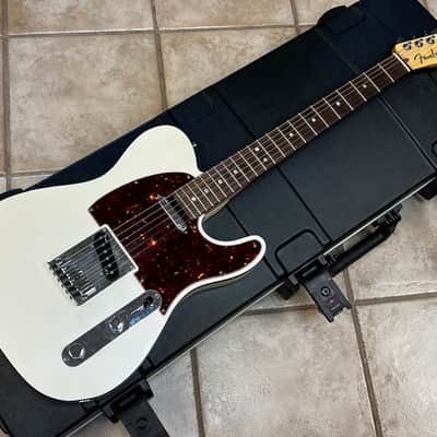 2011 Fender American Deluxe Telecaster Olympic Pearl image 2