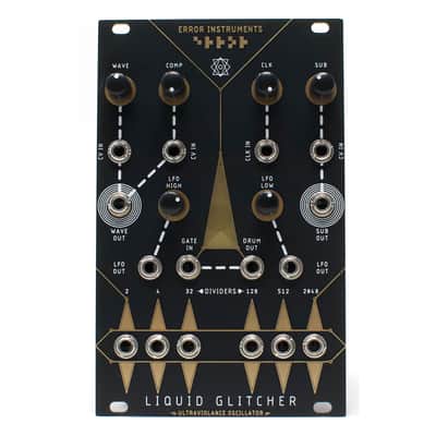 Error Instruments Liquid Glitcher Eurorack Ultraviolence Oscillator (Gold) image 1