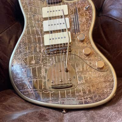 James Trussart Steel Master 2012 - Shiny antique gold gator image 1