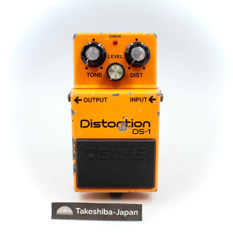 Boss DS-1 Distortion Black Label 1987 Made in Japan Vintage Guitar