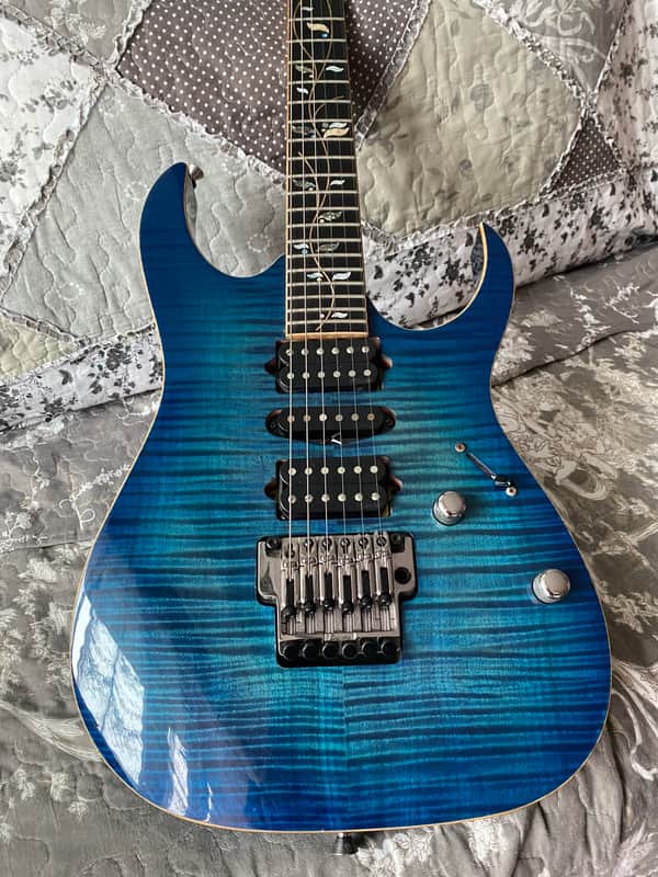 Ibanez RG8670-TB J. Custom 2003 - 2004 - Transparent Blue image 1