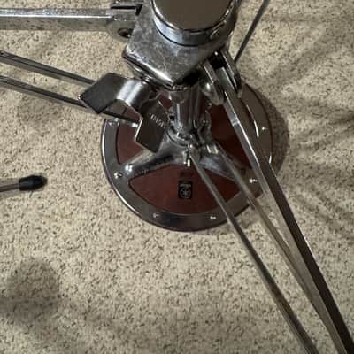 Vintage 1981 Yamaha DS-80 Drum Throne - Rare Brown Vinyl - Date Coded Sept 1981 MIJ image 4
