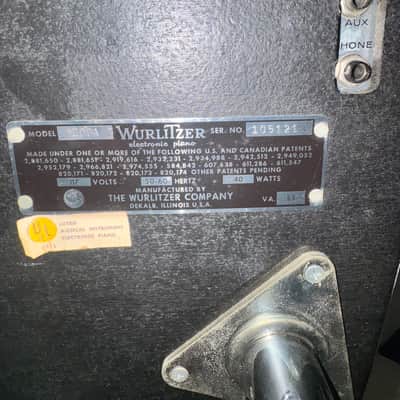 Wurlitzer 200A 64-Key Electric Piano 1974 - 1983 - Avocado Green image 2